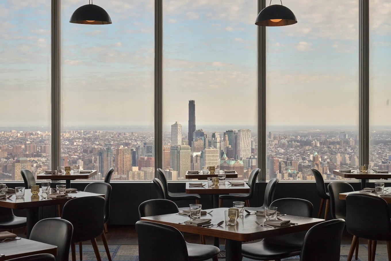 Skyline view from Manhatta restaurant